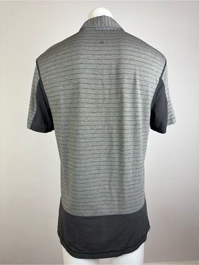 lululemon athletica Men's Color Block Striped Athletic Polo